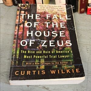 The Fall of the House of Zeus by Curtis Wilkie - Black Cover
